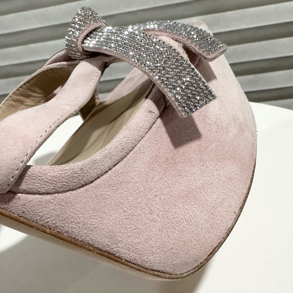 🌹STUART WEITZMAN🌹 Sw Mega Bow Platform Pink Sandal Size:9.5B - Picture 10 of 15